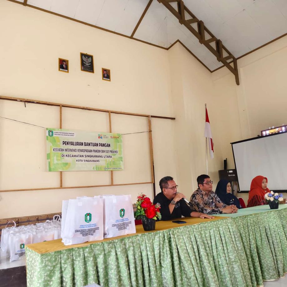 Penyaluran Bantuan Pangan di Kecamatan Singkawang Utara