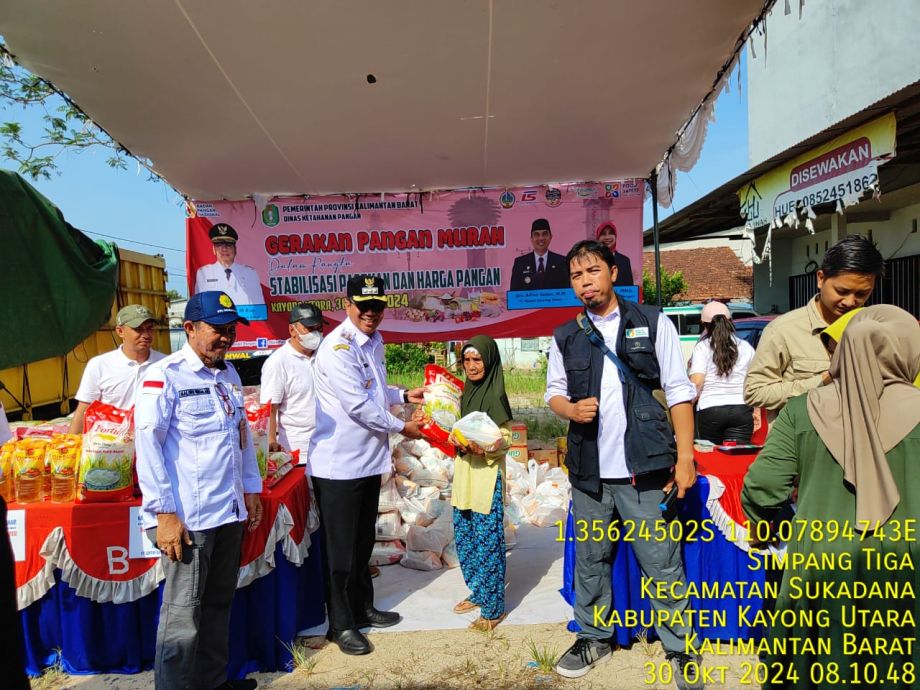 Dinas Ketahan Pangan provinsi Kalimantan Barat kembali Menyelenggarakan Gerakan Pangan Murah (GPM) tahun 2024 dalam rangka Stabilisasi Pasokan dan Harga Pangan serta upaya pengendalian inflasi daerah.