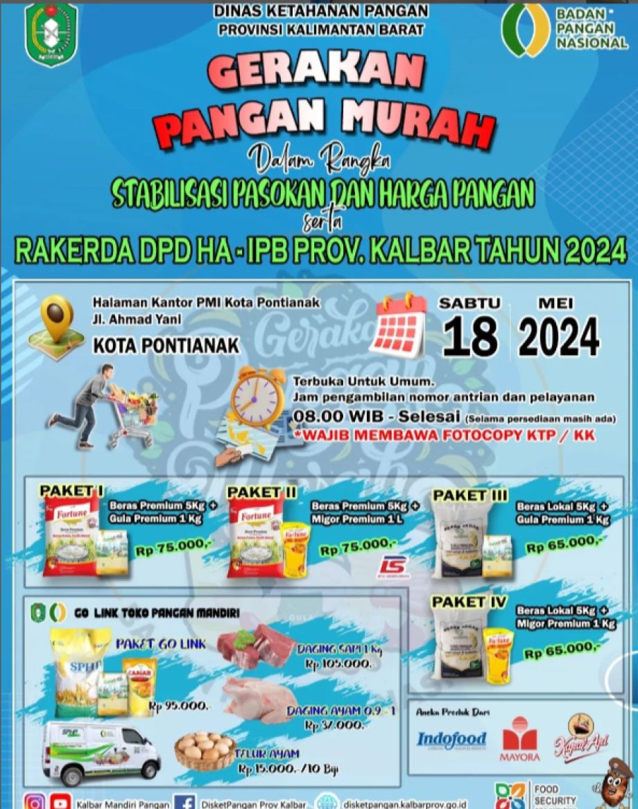 INFO Bazar Gerakan Pangan Murah